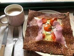 鸡蛋蘑菇熏肉荞麦可丽饼-RAC BAR(安福路店)