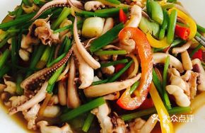 Stir-Fried Squid Tubes