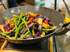 吊锅茄子四季豆-吃货私房菜(丽江束河古镇店)