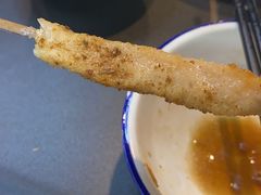 童年鸡肉串-老红桥炸灌肠牛肚锅烧烤(定福庄店)