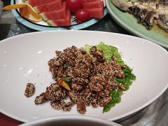 -海派美食·家宴海鲜青岛菜·石锅鲽鱼头(东方城店)
