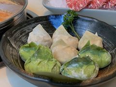 豆苗饺拼云吞-一哥澳门豆捞·澳门风打边炉(高德置地店)