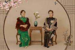 -时光纪亲子全家福照相馆(静安店母女写真父母纪念照)