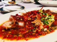 泡椒蒸深海红东星斑-皇朝会.经典传统粤菜(外滩店)