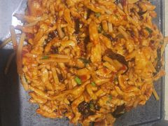 鱼香鸡丝-大眼锅贴水饺(河东店)