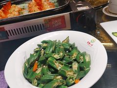 清炒秋葵-红高粱大酒店(宁山东路店)