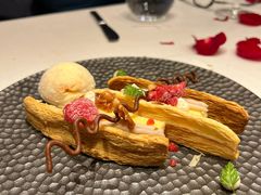 香芋咸蛋黄芝士蛋糕配咸蛋黄冰激凌-王品牛排(杭州大厦店)