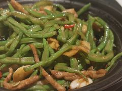 小炒扁豆丝-伊喜饺子·烤鸭(五道口学院路店)