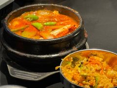 牛五花大酱汤-青春韩国料理(汽博店)