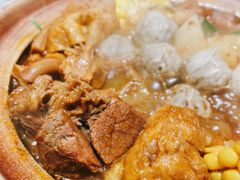 牛腩牛杂煲-沙胆彪炭炉牛杂煲(上海日月光广场店)