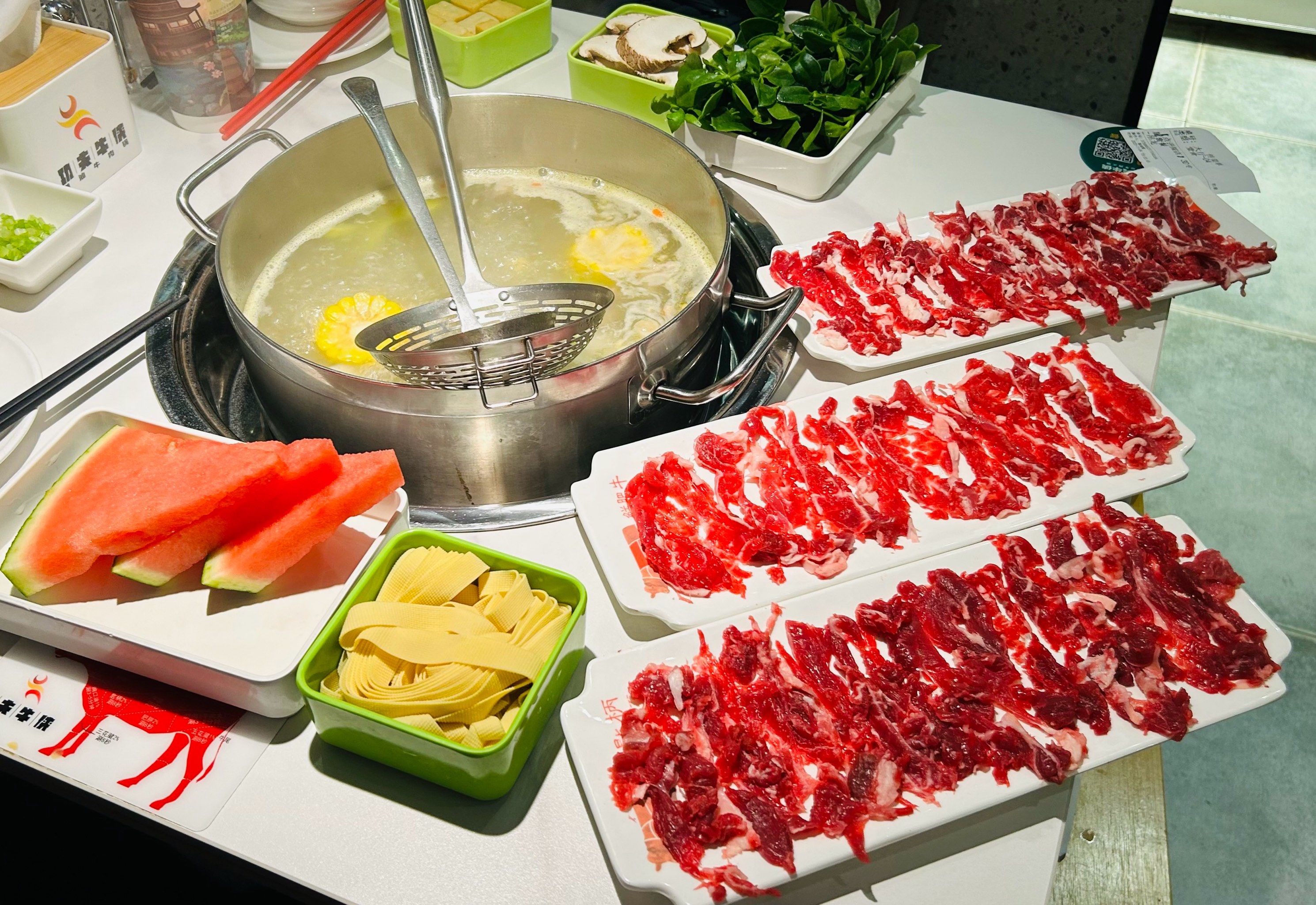 阳光天地新开的涮肉 潮功夫牛侠潮汕牛肉火锅(阳光天地店) 潮汕火锅