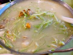 扇贝萝卜丝锅仔-大眼锅贴水饺(河东店)