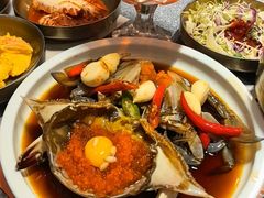 -草家酱蟹炭火烤肉店(珲春南路二店)