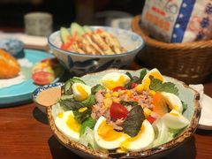 金枪鱼溏心蛋蔬菜沙拉-二丁目食堂(铁西万象汇店)