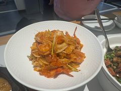 渤海湾大虾烧白菜-山东宾馆·齐鲁苑餐厅