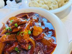 素三鲜韭菜鸡蛋虾仁饺子-大眼锅贴水饺(河东店)