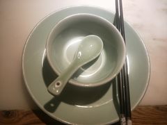 餐具摆设-绿茶餐厅(西单老佛爷店)