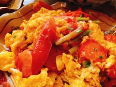 番茄炒土鸡蛋-老根农家饭店