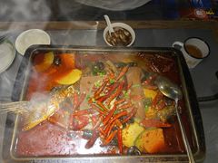 -探鱼·鲜青椒爽麻烤鱼(广州南沙万达广场店)