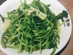 鸡毛菜鲜笋-直隶安家牛肉罩饼(七一路店)