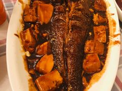 红烧豆腐烩黄鱼-玲珑餐厅(陕西南路店)