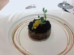 黑鱼籽酱香牛肉木瓜塔塔-王品牛排(合肥万象城店)