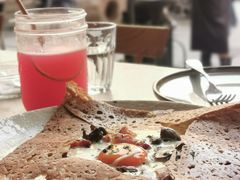 鸡蛋蘑菇熏肉荞麦可丽饼-RAC BAR(安福路店)