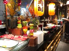 自助取餐区-领鲜活海鲜榴莲自助火锅(东门店)