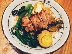 狮头牌卤茶山鸡拼五花肉饭-狮头牌卤味研究所·卤味饭(花城汇南区店)