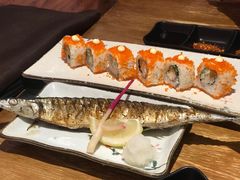 盐烤秋刀鱼-一井烧肉·活鳗·寿司(望京SOHO店)