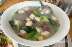 Pork Blood and Meatball Soup