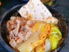 DIY泡菜锅-贺野·自助炭火烤肉(紫藤路店)