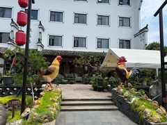 -头上红煨盐鸡·非遗院子餐厅