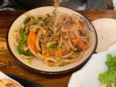 炒乌冬面-百步拉面