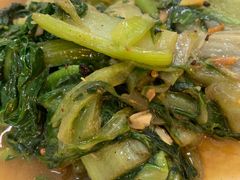 蒜头豆豉焖雀菜-水乡人家私房菜(逢简店)