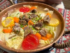 大理白族腊排骨火锅-火塘云南烧烤大排档