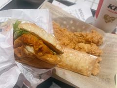 新奥尔良烤鸡腿堡-肯德基(星河店)