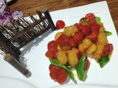 -东来菜馆•手抓海鲜家常菜•海鲜锅贴(鸽子窝店)