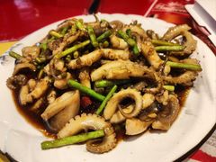 蒜薹八带-天津乾毓德饭庄·清真传统炒菜·海鲜烧烤(咸阳路店)