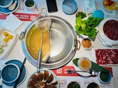 牛骨原汤锅-左庭右院鲜牛肉火锅(金山万达店)