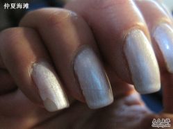 恐怖的掉色+裂纹-Shiroya Nail Salon专业日系美甲