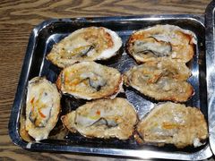 烤海蛎子-潮庭·大连海鲜·炭火烧烤·扇贝王(大连店)