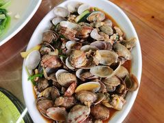 姜葱炒花甲-明记海鲜大排档(巽寮湾店)