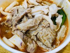 瘦肉鱿鱼沙茶面-四里沙茶面(湖滨四里店)