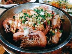 铜盆虾（明虾或河虾）-壹笑茶庄·农家菜土菜杭帮菜