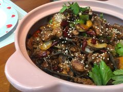 茶树菇鸡煲-最味·煲式干锅(银石广场店)