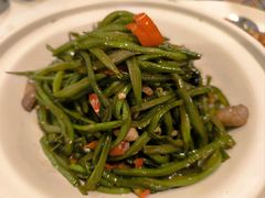 砂锅扁豆丝-天和晟新京菜.水煮鱼.湘土菜(国展店)
