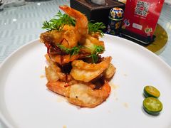 蜜汁酥皮虾-四季民福烤鸭店(王府井灯市口店)