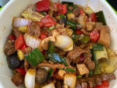 牛肉腰花二合一豆皮-周记热干面豆皮大王(桃花东街店)