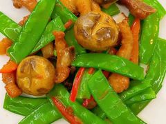 荷兰豆小蘑菇-宜兴隆家宴·私房菜(泰安华庭店)